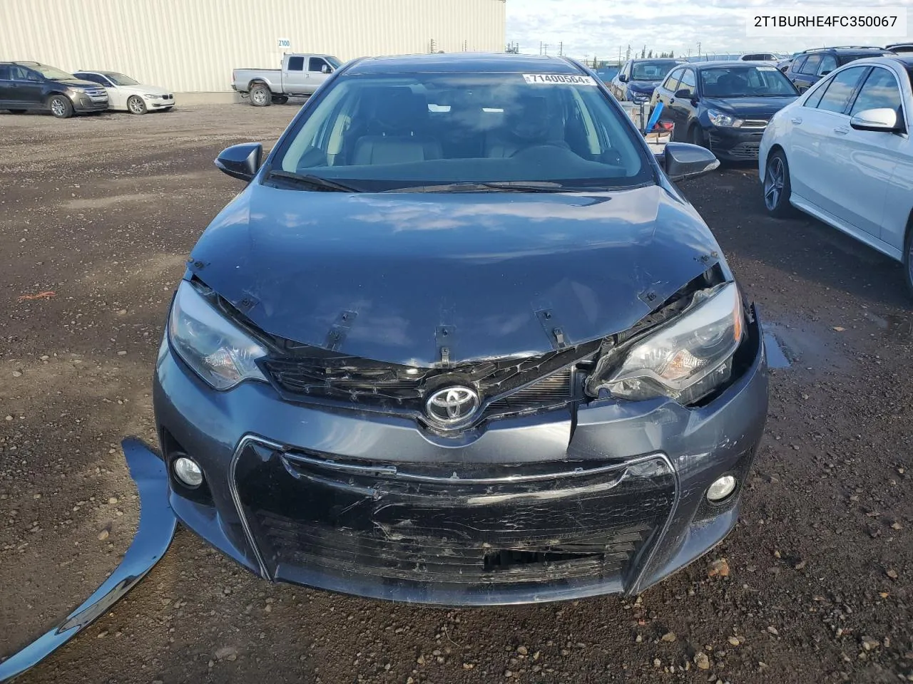 2015 Toyota Corolla L VIN: 2T1BURHE4FC350067 Lot: 71400564