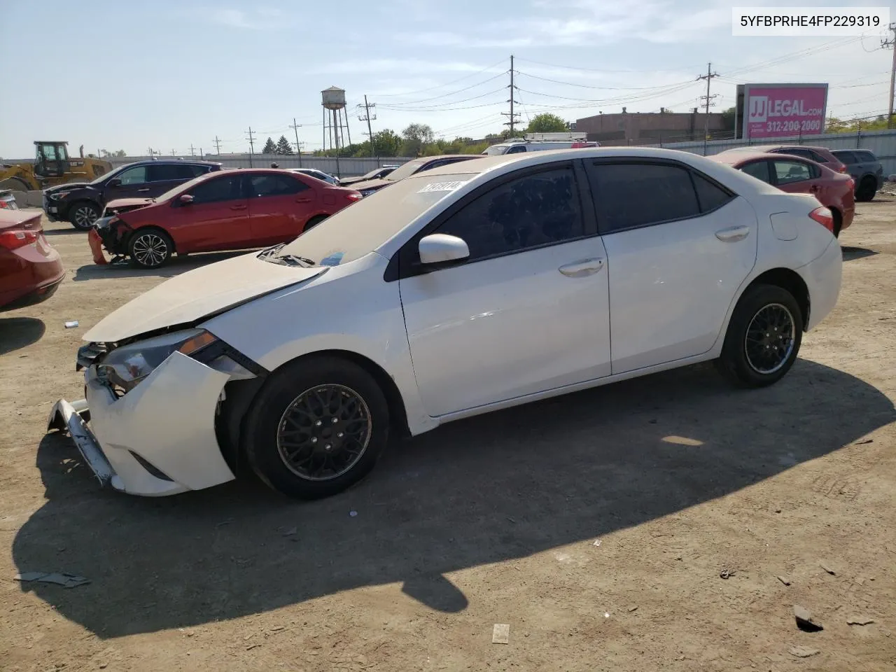 2015 Toyota Corolla Eco VIN: 5YFBPRHE4FP229319 Lot: 71419114