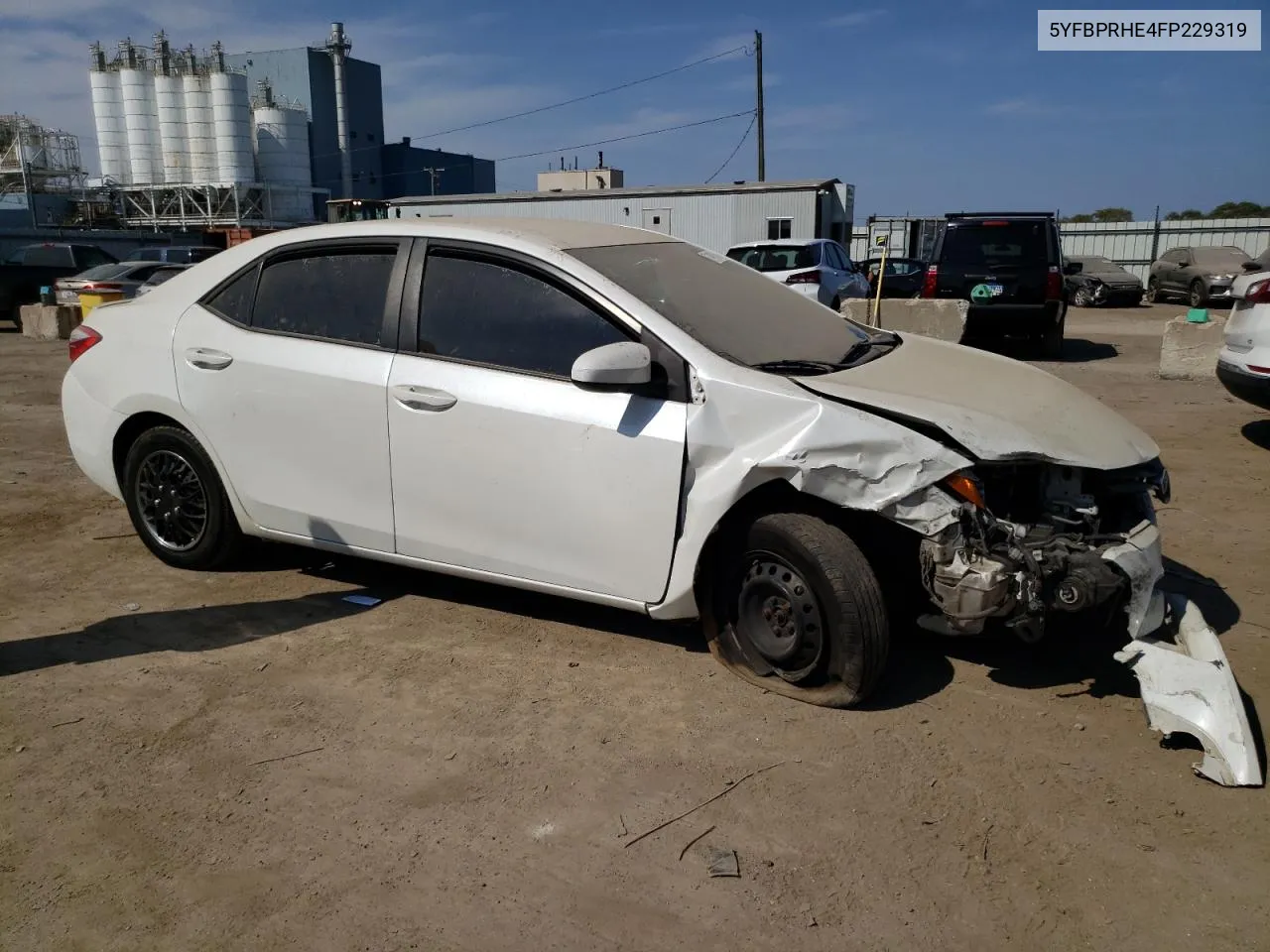 2015 Toyota Corolla Eco VIN: 5YFBPRHE4FP229319 Lot: 71419114