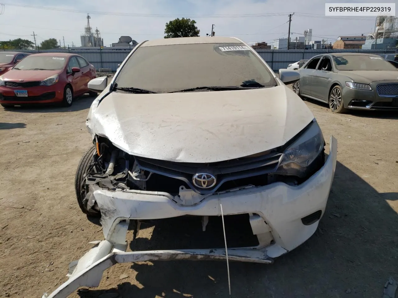 5YFBPRHE4FP229319 2015 Toyota Corolla Eco