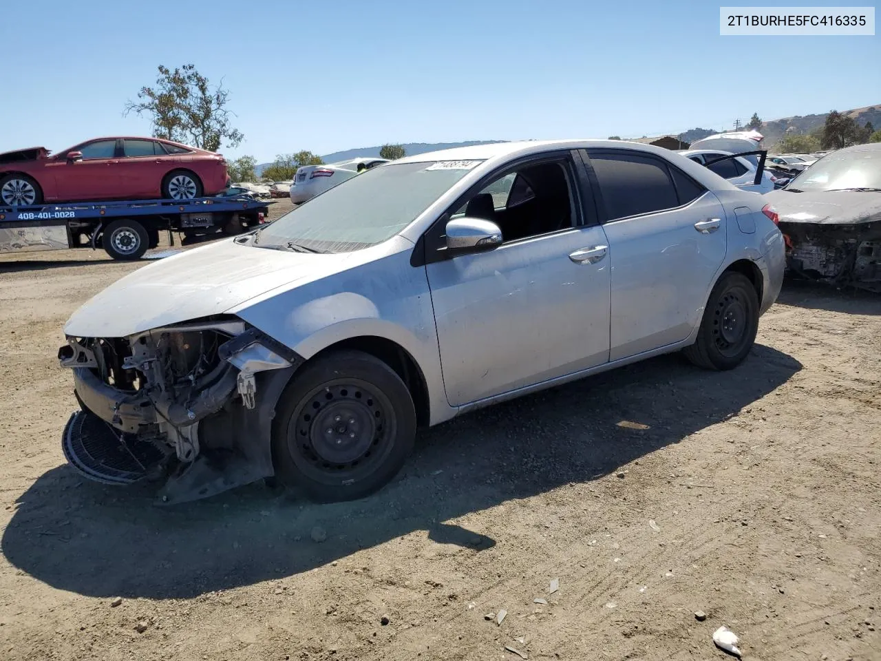 2T1BURHE5FC416335 2015 Toyota Corolla L