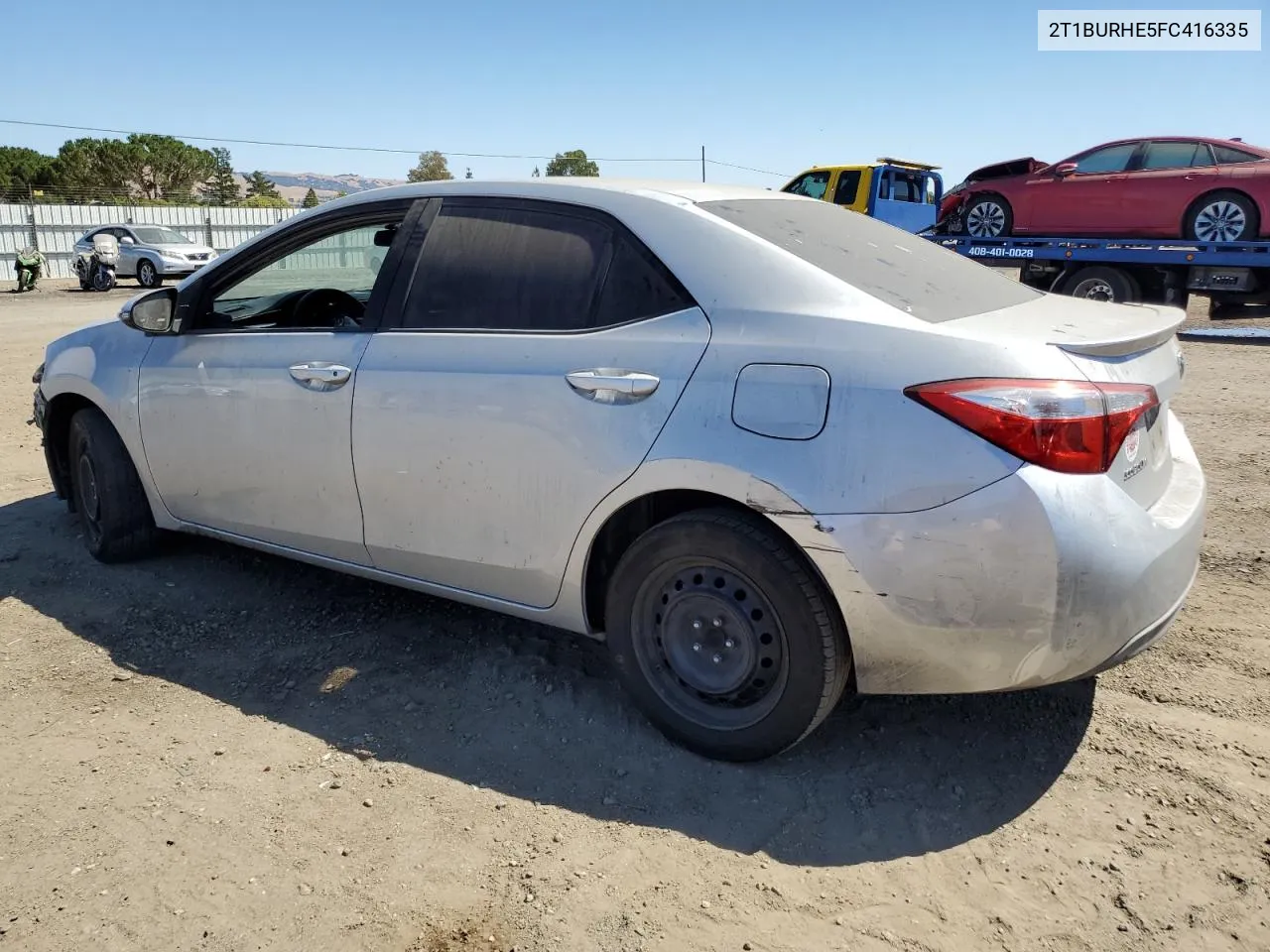 2015 Toyota Corolla L VIN: 2T1BURHE5FC416335 Lot: 71488794