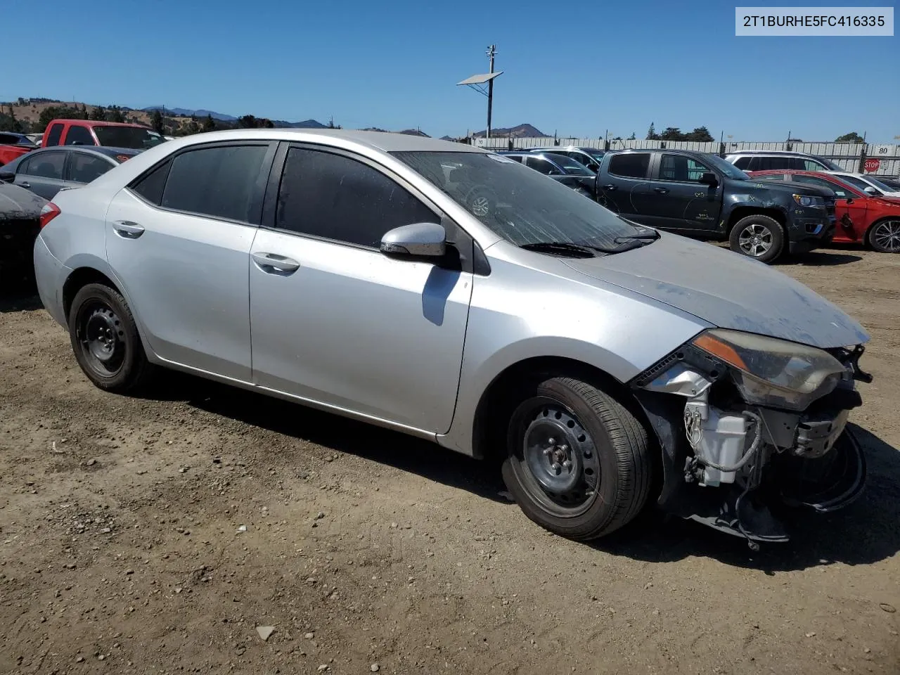 2T1BURHE5FC416335 2015 Toyota Corolla L