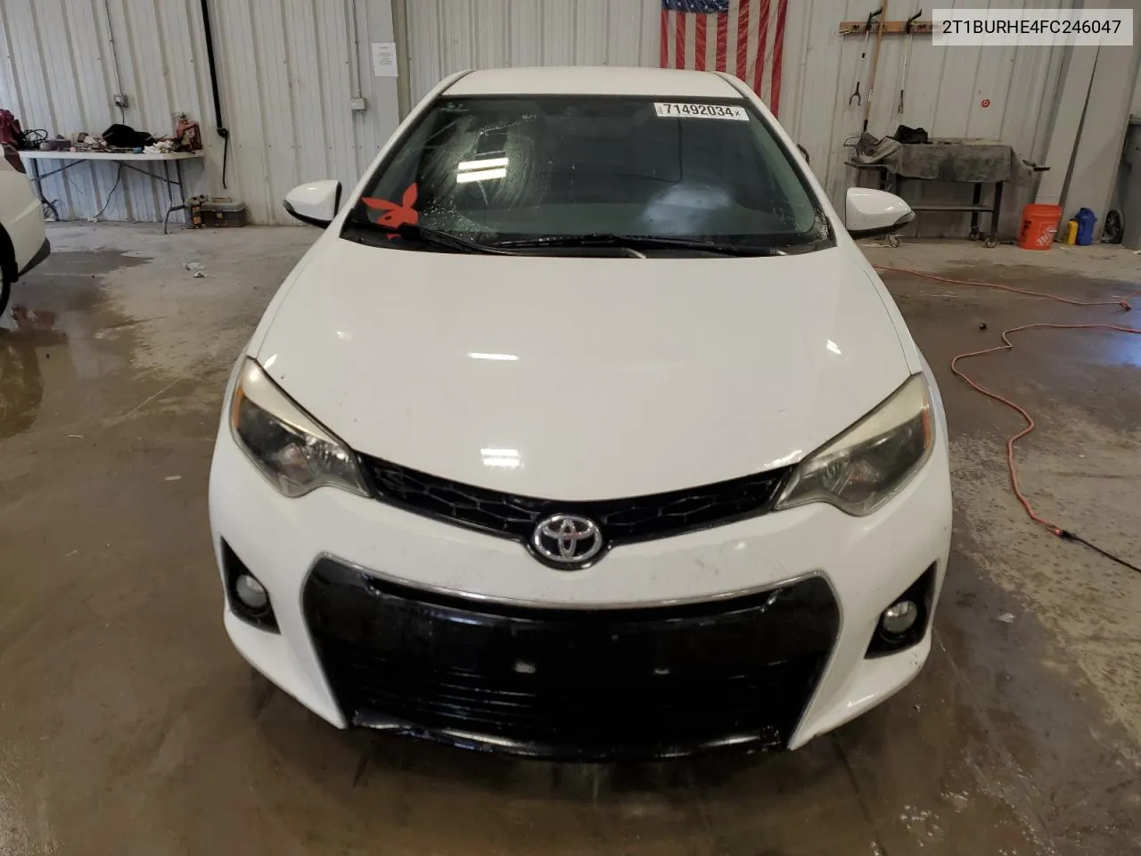 2015 Toyota Corolla L VIN: 2T1BURHE4FC246047 Lot: 71492034