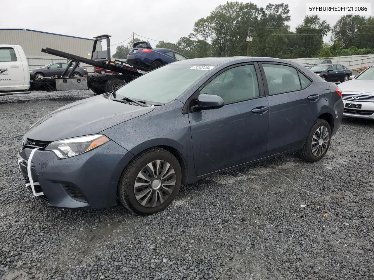 2015 Toyota Corolla L VIN: 5YFBURHE0FP219086 Lot: 71548184