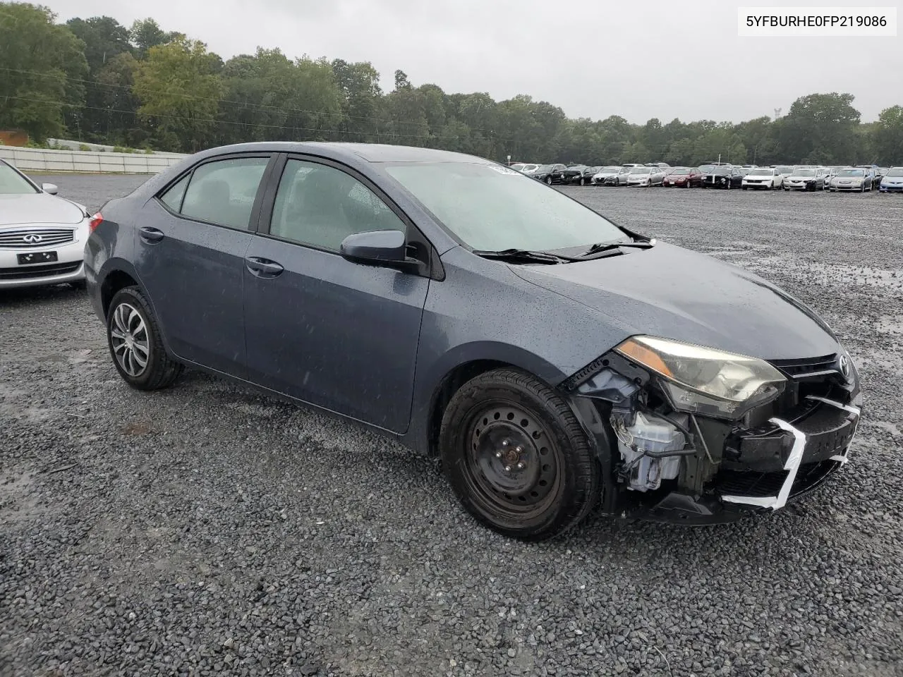 2015 Toyota Corolla L VIN: 5YFBURHE0FP219086 Lot: 71548184