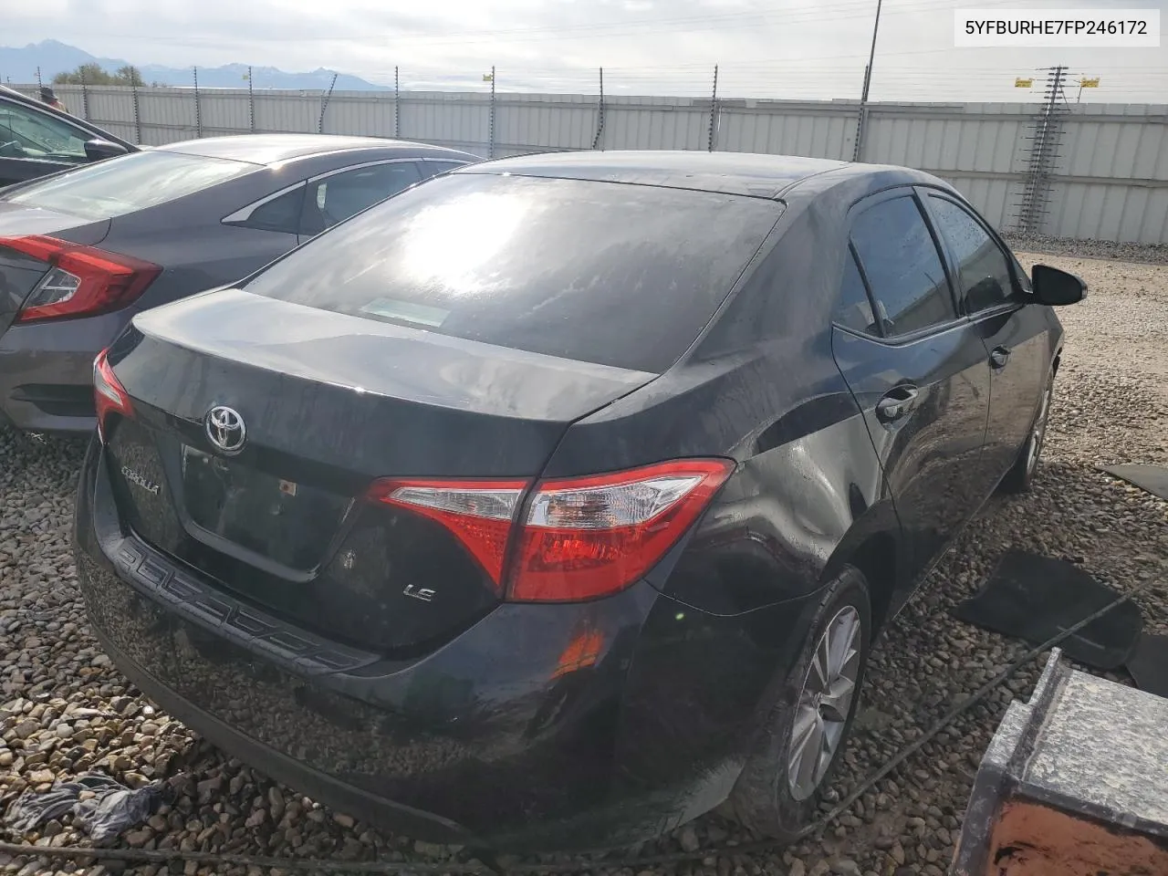 2015 Toyota Corolla L VIN: 5YFBURHE7FP246172 Lot: 71613894