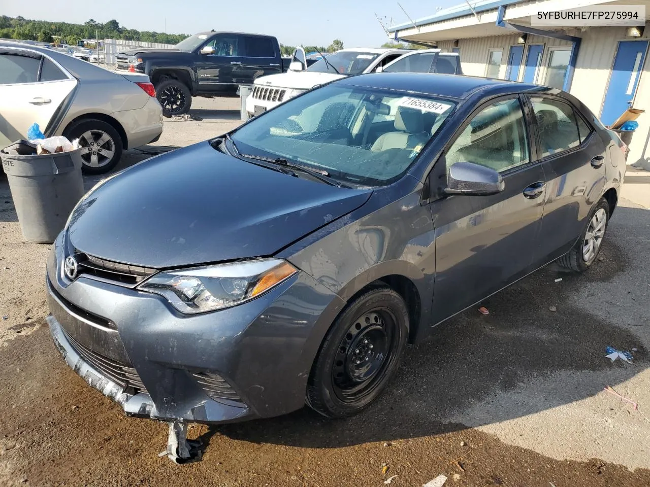 2015 Toyota Corolla L VIN: 5YFBURHE7FP275994 Lot: 71655384