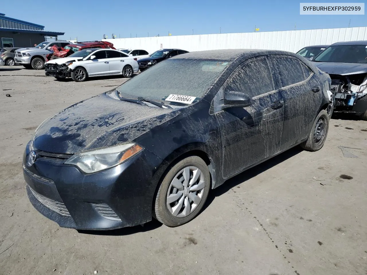 2015 Toyota Corolla L VIN: 5YFBURHEXFP302959 Lot: 71766684