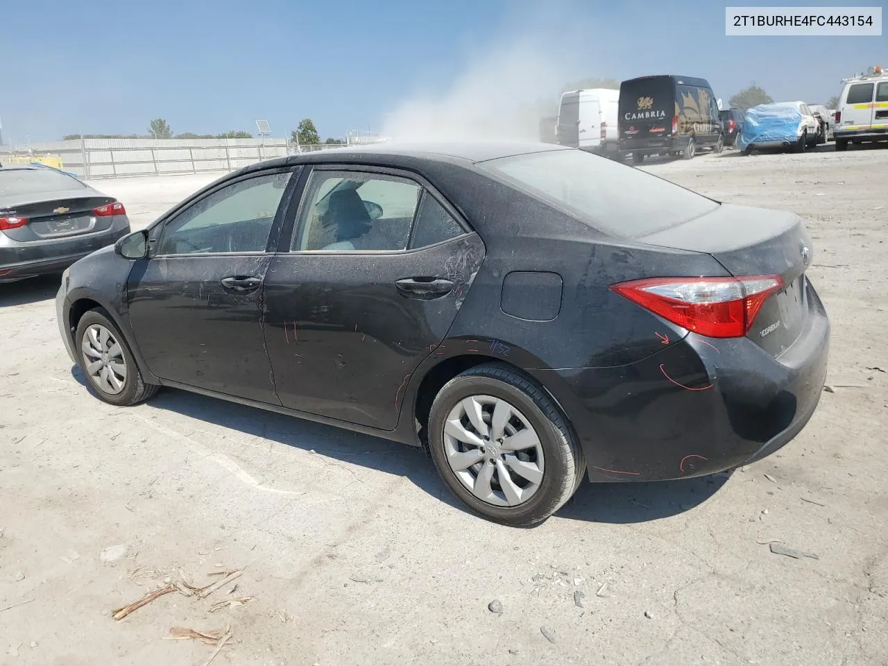 2015 Toyota Corolla L VIN: 2T1BURHE4FC443154 Lot: 71827814