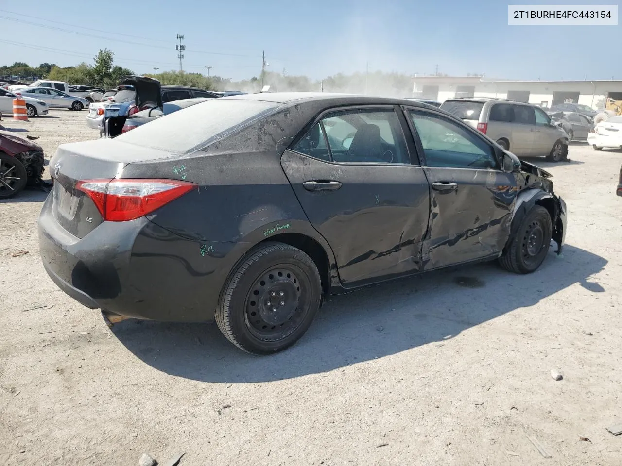 2015 Toyota Corolla L VIN: 2T1BURHE4FC443154 Lot: 71827814