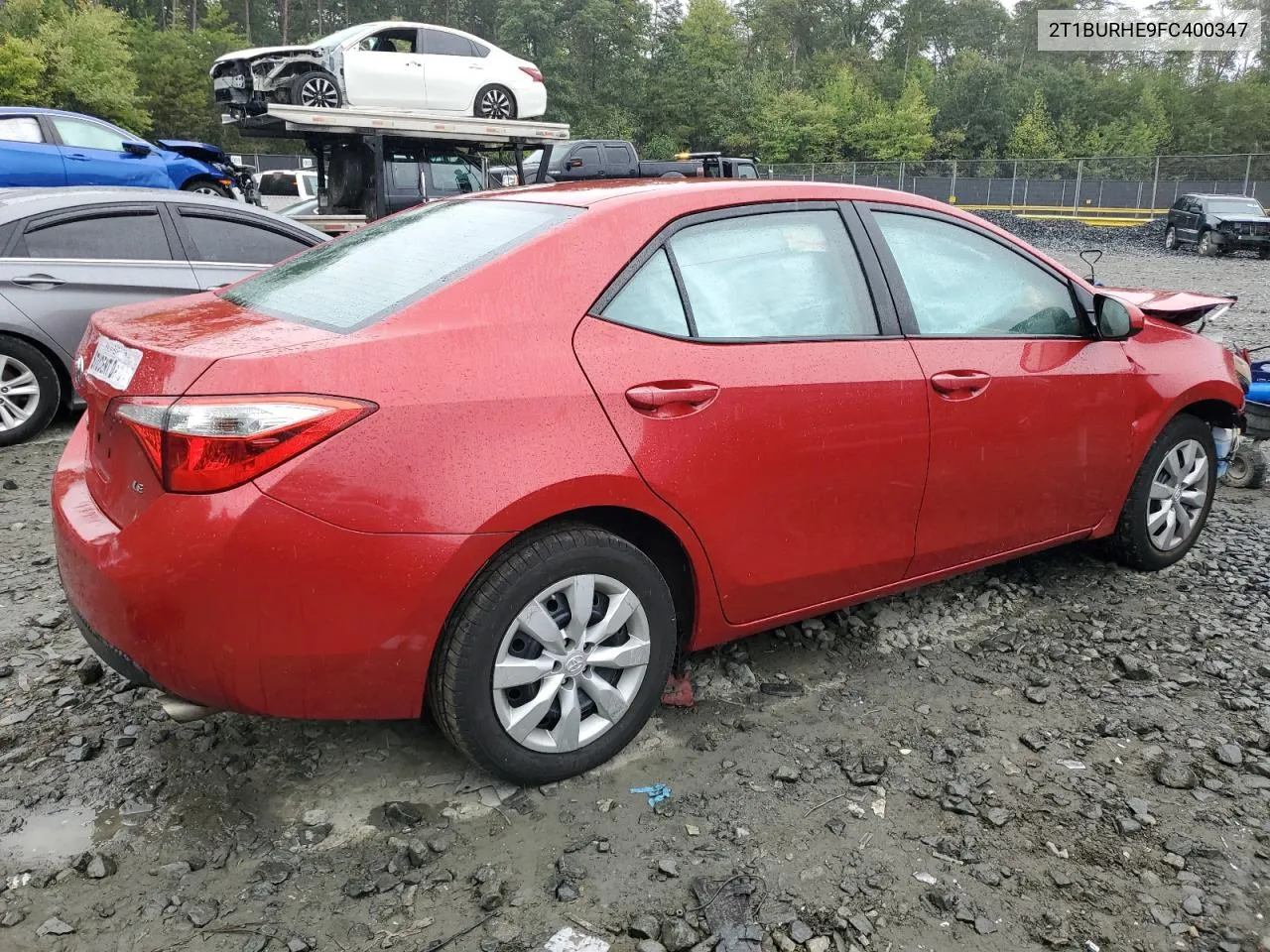 2015 Toyota Corolla L VIN: 2T1BURHE9FC400347 Lot: 71869754