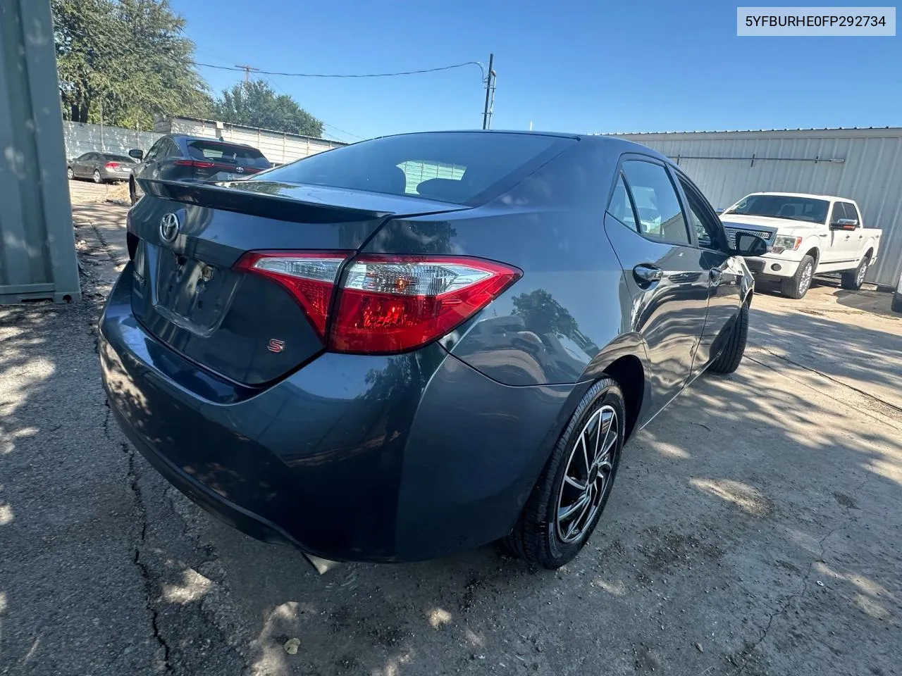 2015 Toyota Corolla L VIN: 5YFBURHE0FP292734 Lot: 71879804