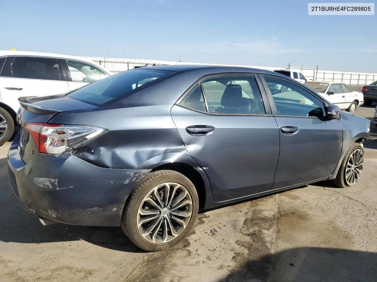 2015 Toyota Corolla L VIN: 2T1BURHE4FC289805 Lot: 72004924