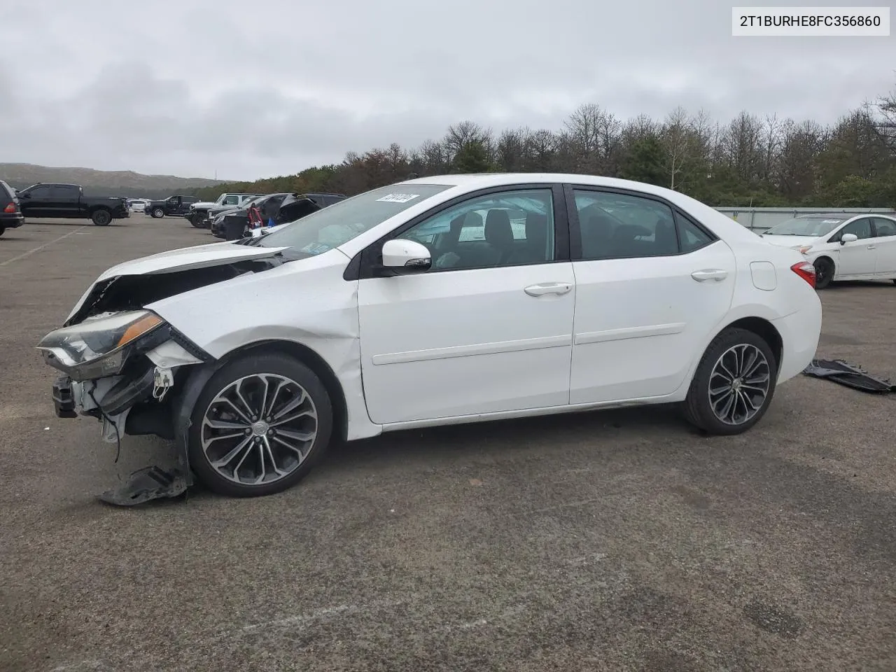 2015 Toyota Corolla L VIN: 2T1BURHE8FC356860 Lot: 72041204