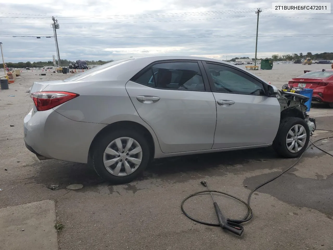 2015 Toyota Corolla L VIN: 2T1BURHE6FC472011 Lot: 72047244