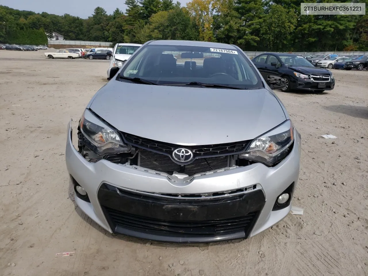 2T1BURHEXFC361221 2015 Toyota Corolla L