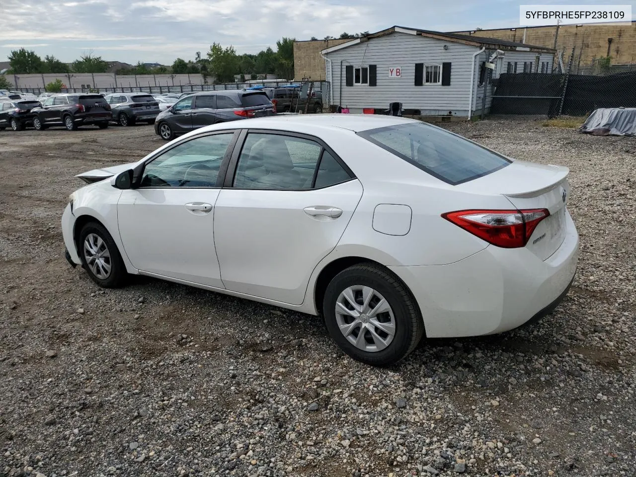 5YFBPRHE5FP238109 2015 Toyota Corolla Eco