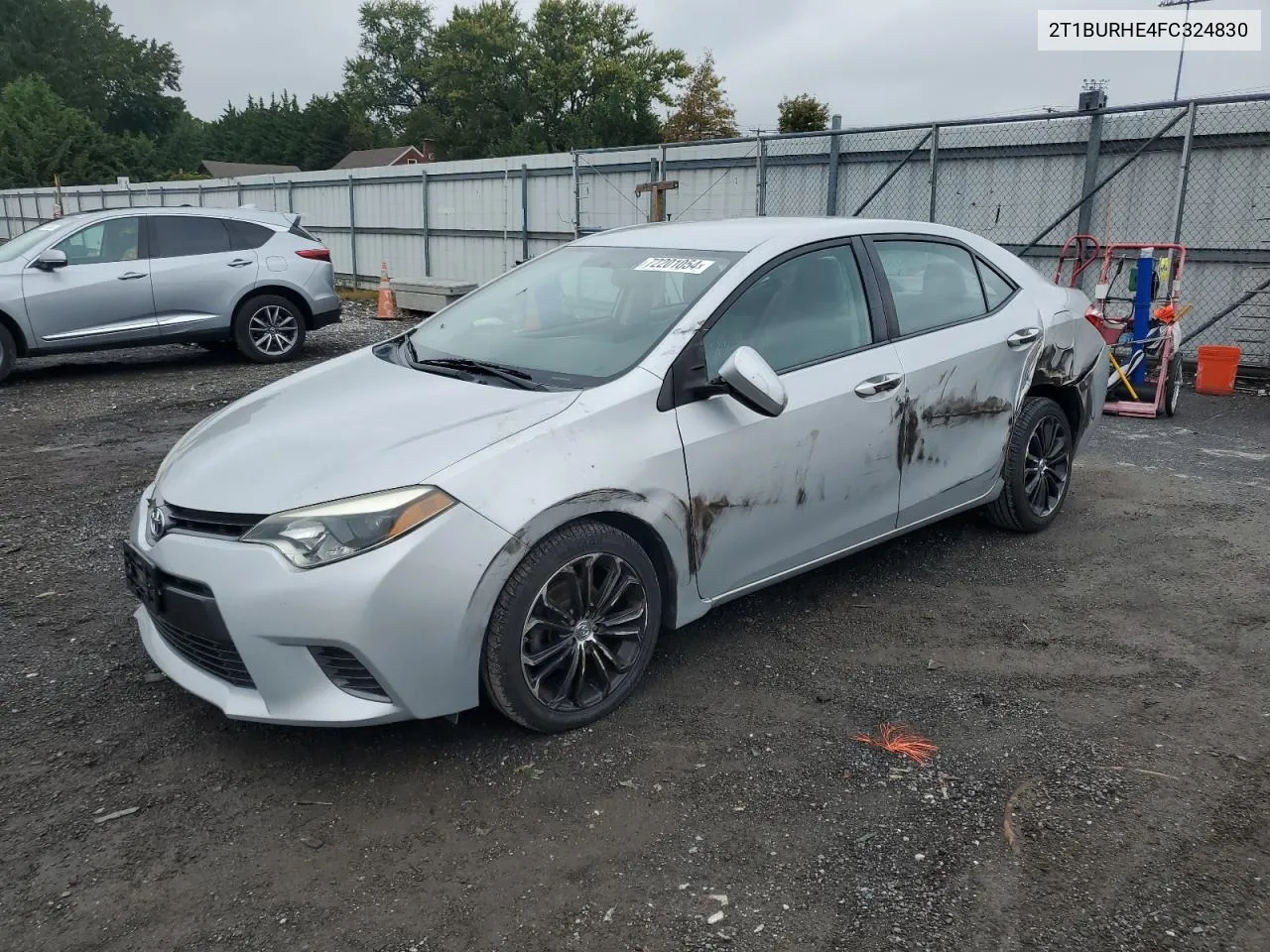 2015 Toyota Corolla L VIN: 2T1BURHE4FC324830 Lot: 72201054