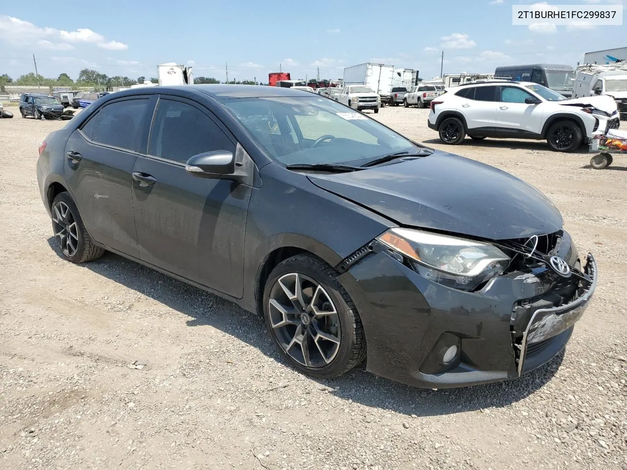 2015 Toyota Corolla L VIN: 2T1BURHE1FC299837 Lot: 72206554