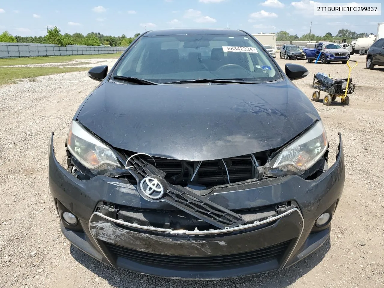 2015 Toyota Corolla L VIN: 2T1BURHE1FC299837 Lot: 72206554