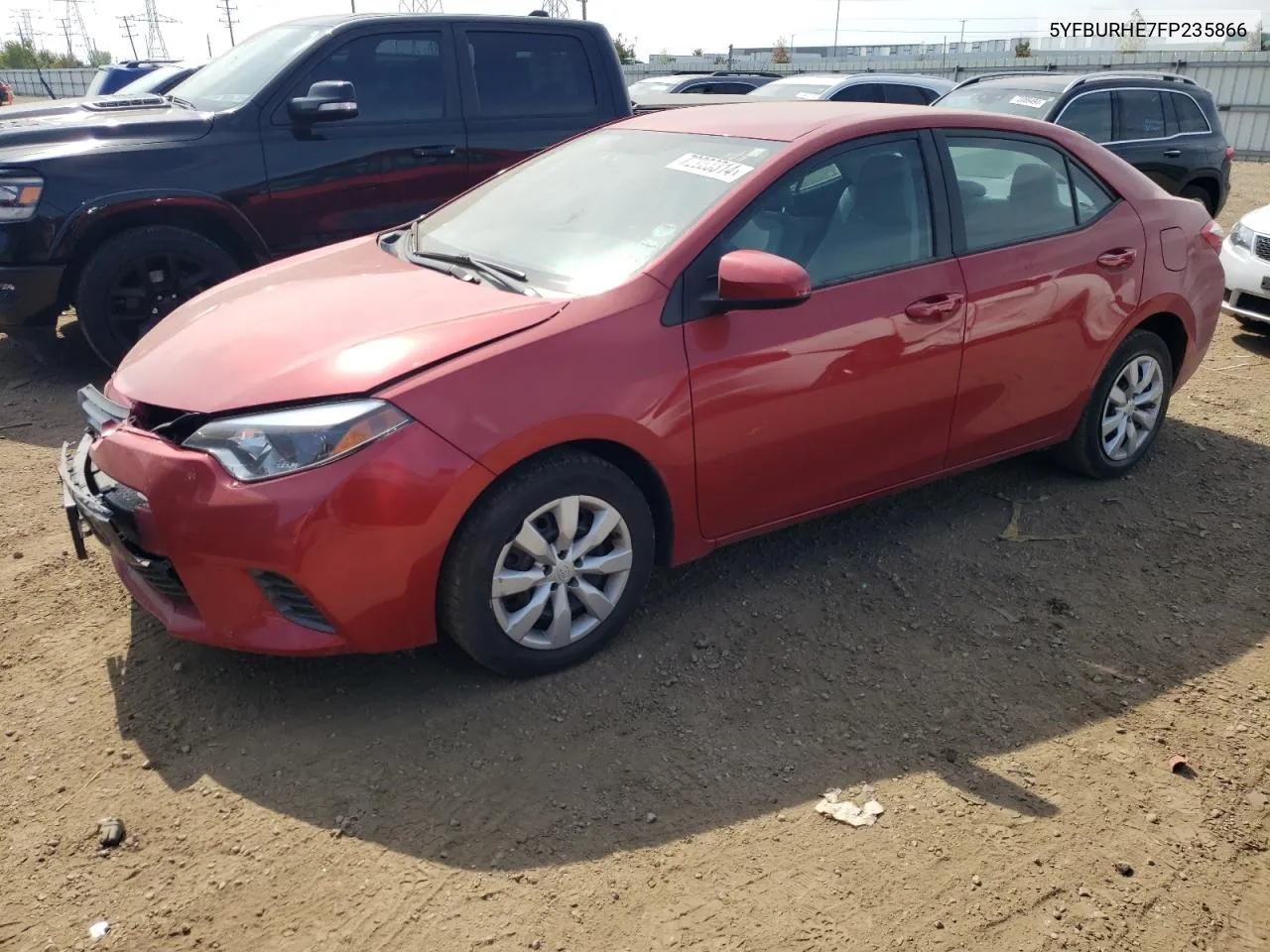 2015 Toyota Corolla L VIN: 5YFBURHE7FP235866 Lot: 72223314