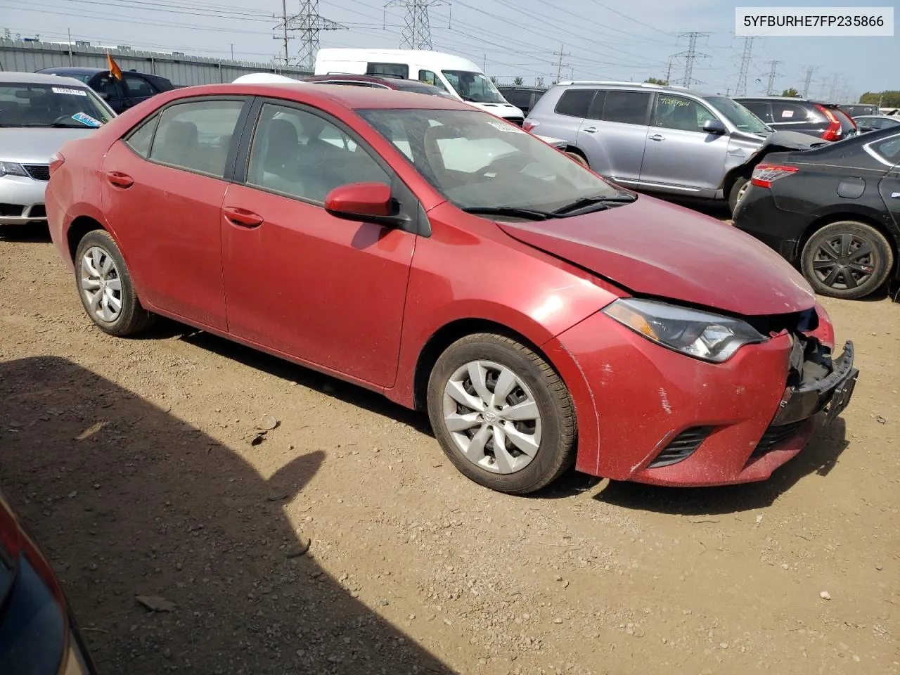 2015 Toyota Corolla L VIN: 5YFBURHE7FP235866 Lot: 72223314