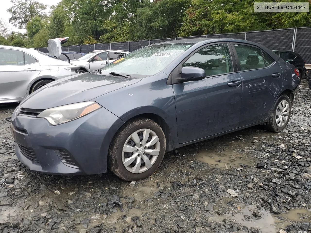 2015 Toyota Corolla L VIN: 2T1BURHE8FC454447 Lot: 72289614