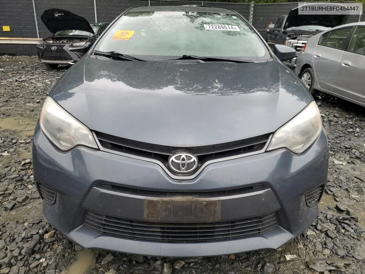 2015 Toyota Corolla L VIN: 2T1BURHE8FC454447 Lot: 72289614