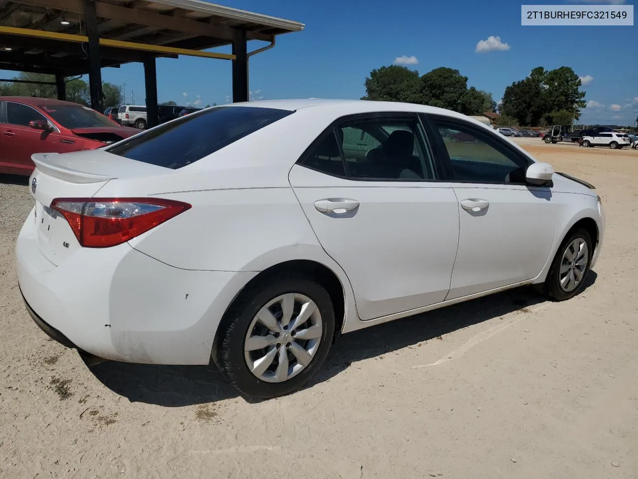 2015 Toyota Corolla L VIN: 2T1BURHE9FC321549 Lot: 72448124