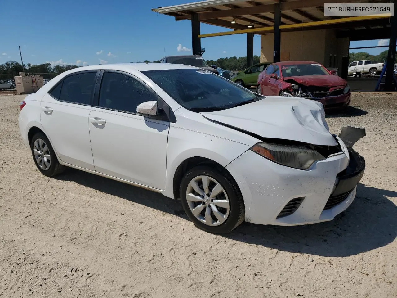 2015 Toyota Corolla L VIN: 2T1BURHE9FC321549 Lot: 72448124