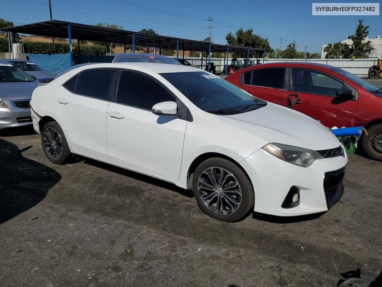 2015 Toyota Corolla L VIN: 5YFBURHE0FP327482 Lot: 72542164