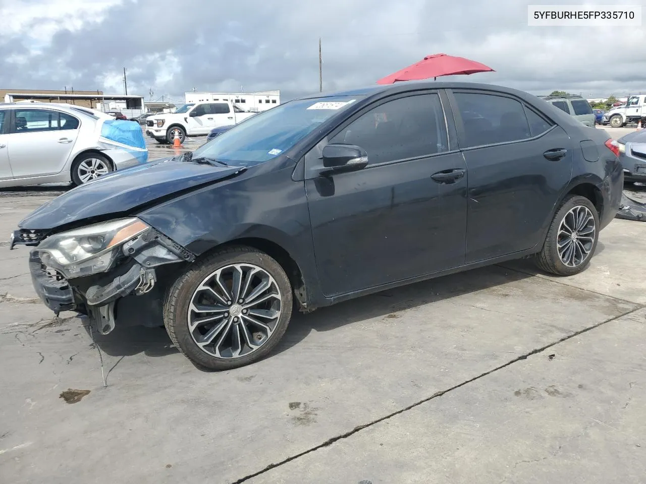 2015 Toyota Corolla L VIN: 5YFBURHE5FP335710 Lot: 72651874