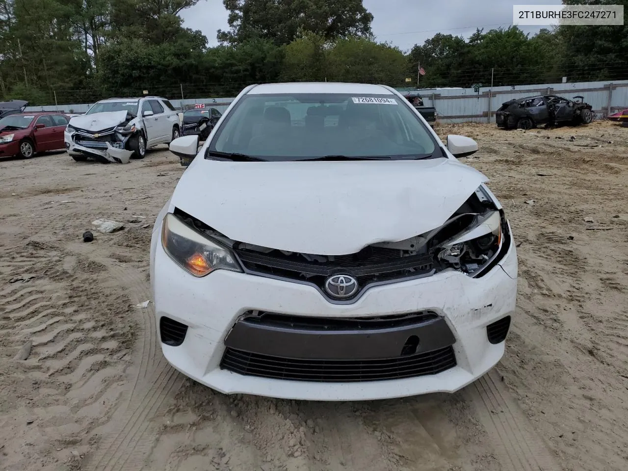 2T1BURHE3FC247271 2015 Toyota Corolla L