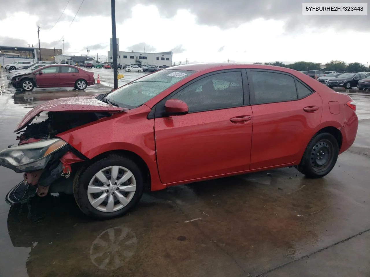 2015 Toyota Corolla L VIN: 5YFBURHE2FP323448 Lot: 72721234