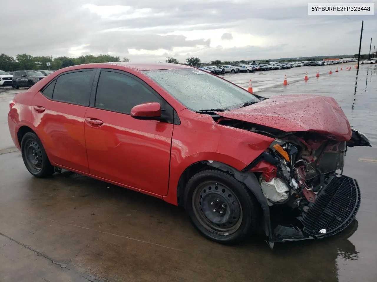 2015 Toyota Corolla L VIN: 5YFBURHE2FP323448 Lot: 72721234