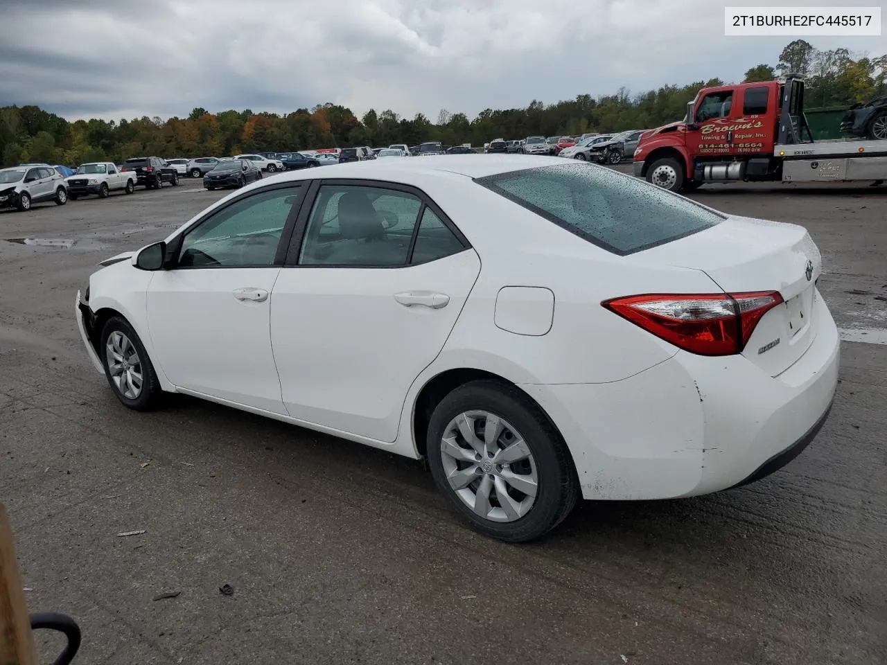 2015 Toyota Corolla L VIN: 2T1BURHE2FC445517 Lot: 72801444