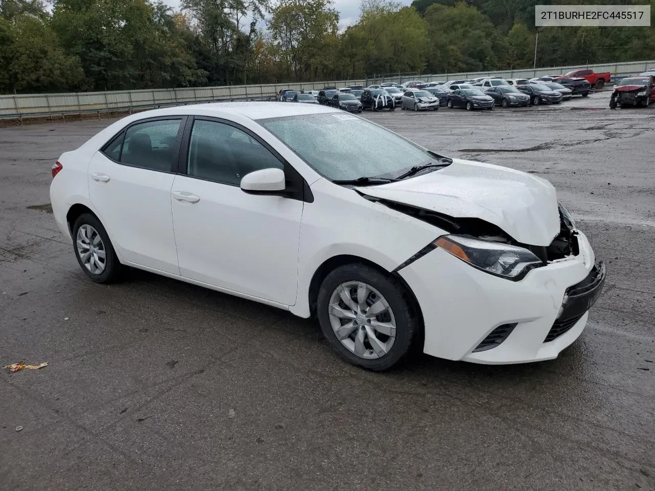 2015 Toyota Corolla L VIN: 2T1BURHE2FC445517 Lot: 72801444