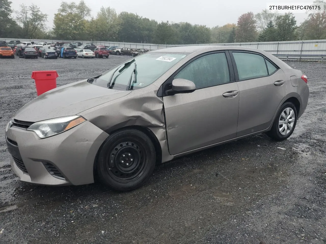 2015 Toyota Corolla L VIN: 2T1BURHE1FC476175 Lot: 72892394