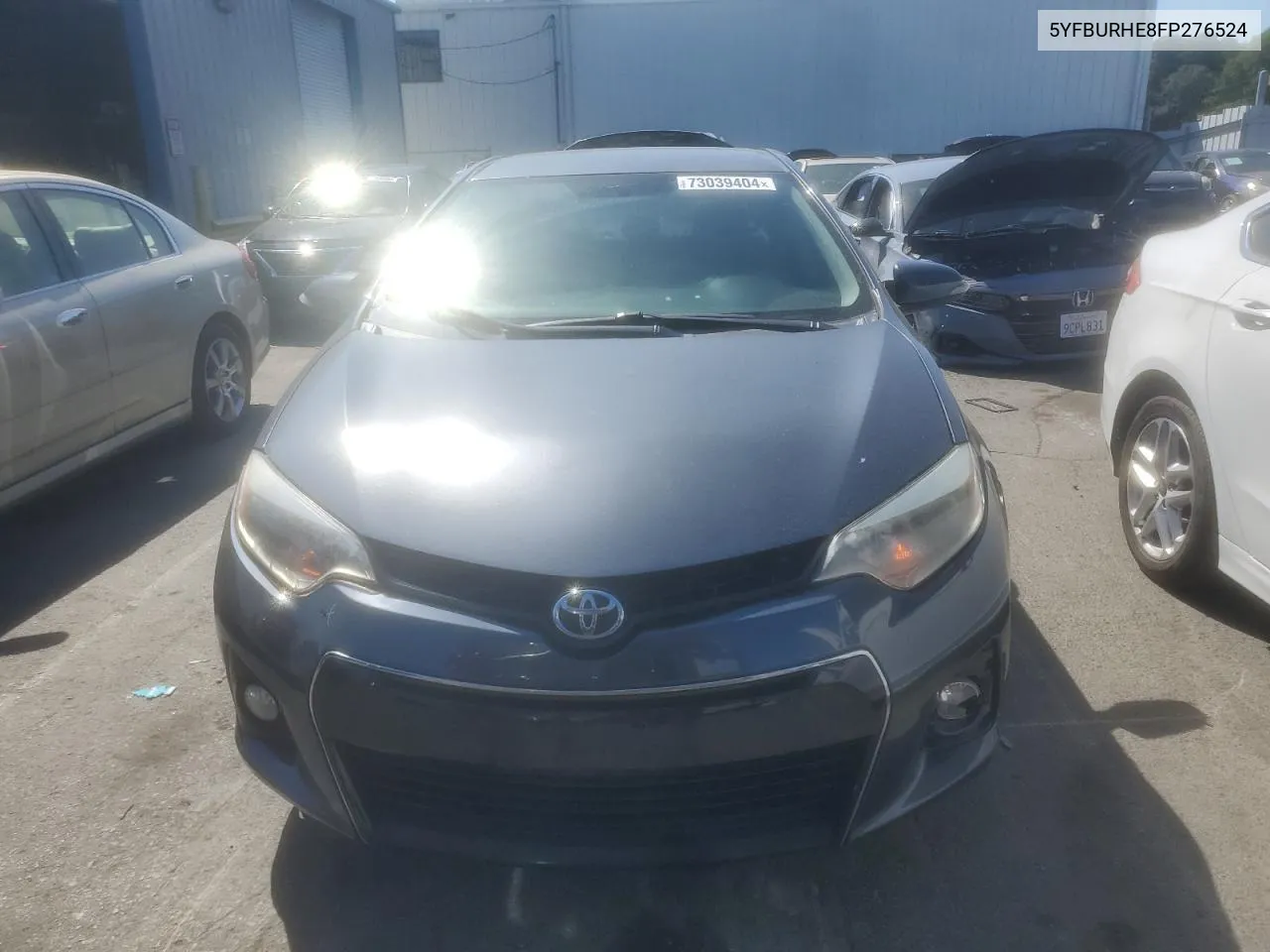 2015 Toyota Corolla L VIN: 5YFBURHE8FP276524 Lot: 73039404