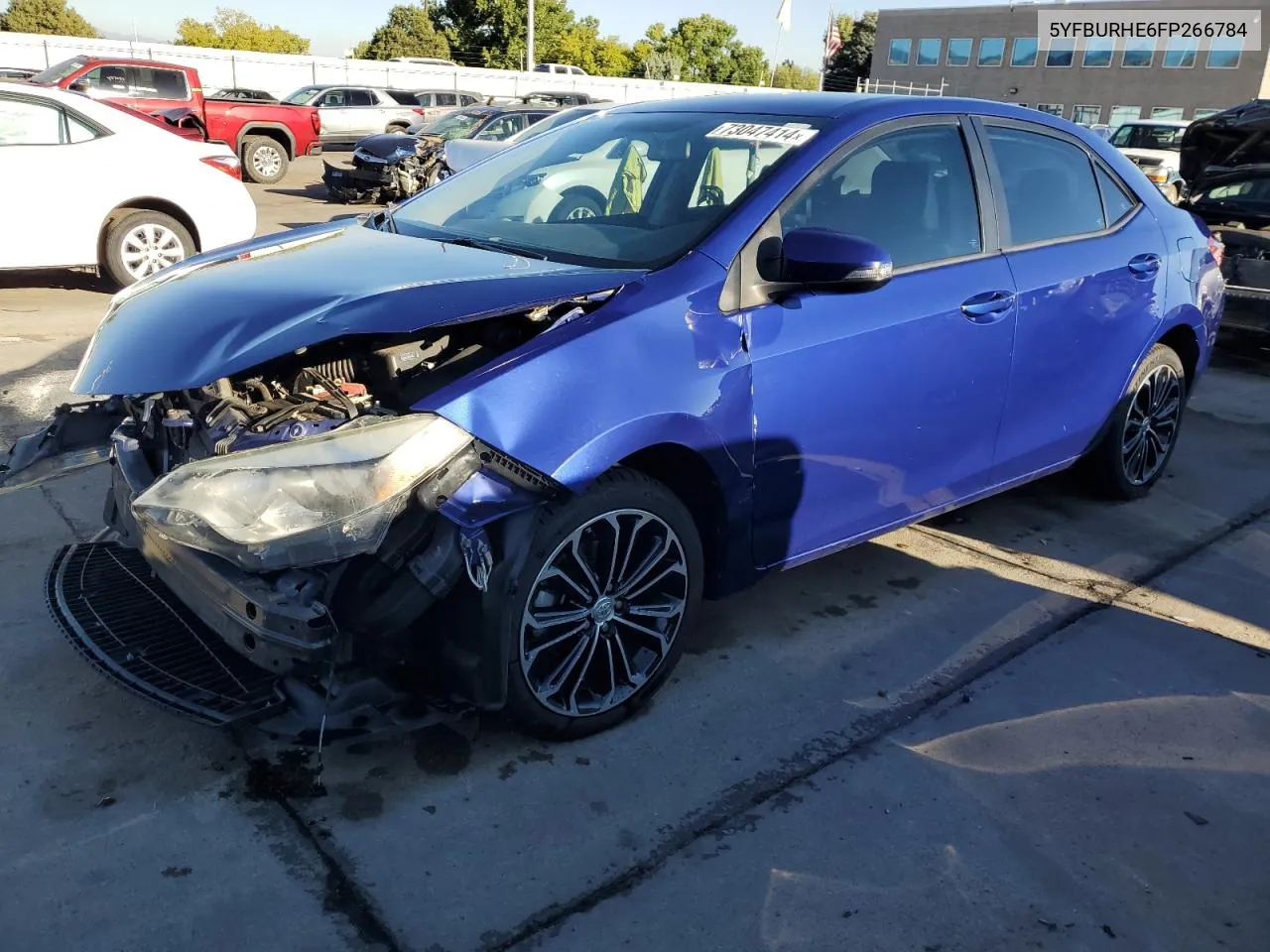 2015 Toyota Corolla L VIN: 5YFBURHE6FP266784 Lot: 73047414