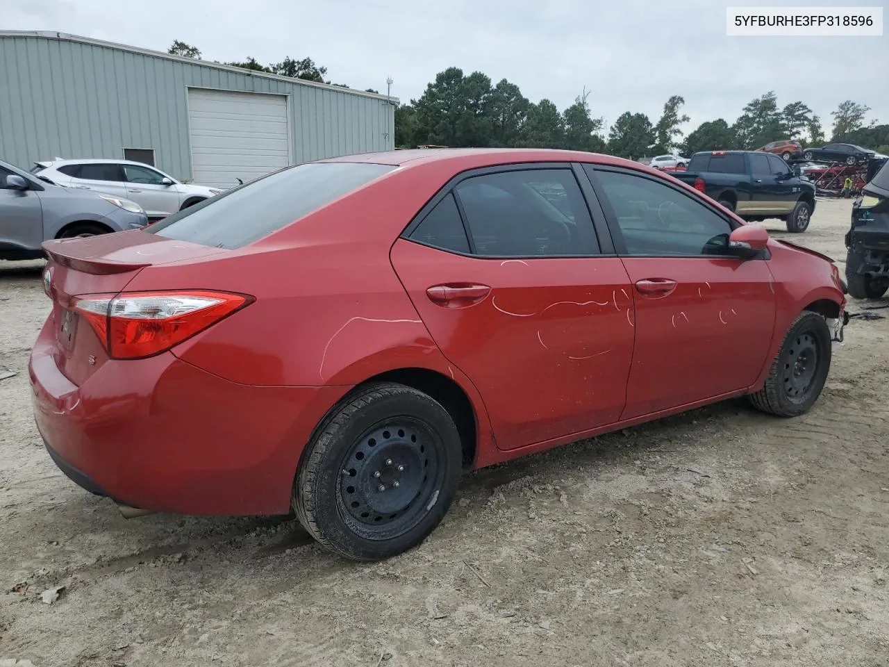 2015 Toyota Corolla L VIN: 5YFBURHE3FP318596 Lot: 73083364