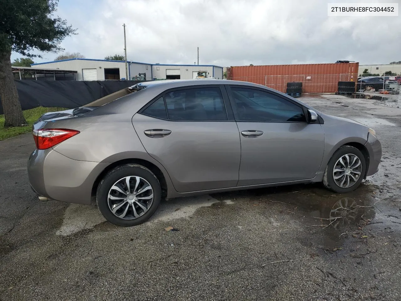 2015 Toyota Corolla L VIN: 2T1BURHE8FC304452 Lot: 73093924