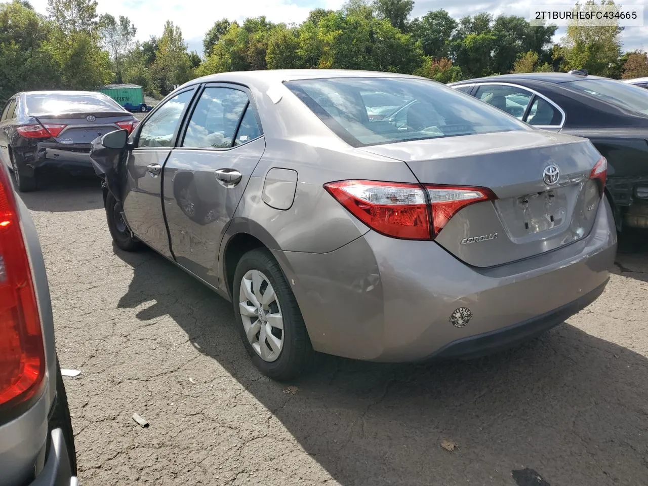 2015 Toyota Corolla L VIN: 2T1BURHE6FC434665 Lot: 73150794