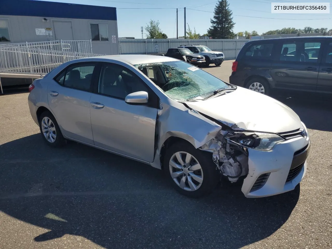 2T1BURHE0FC356450 2015 Toyota Corolla L