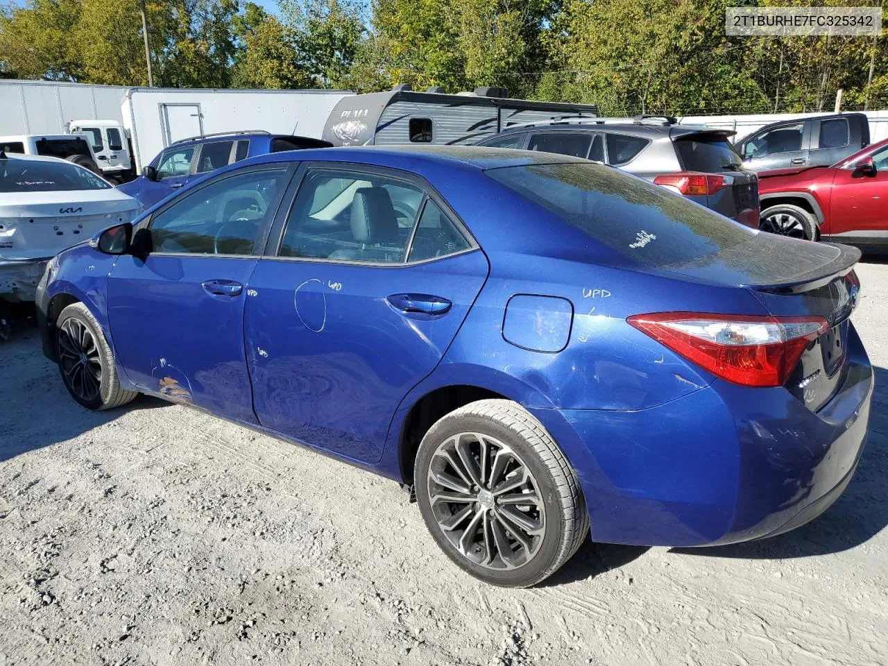 2015 Toyota Corolla L VIN: 2T1BURHE7FC325342 Lot: 73228474