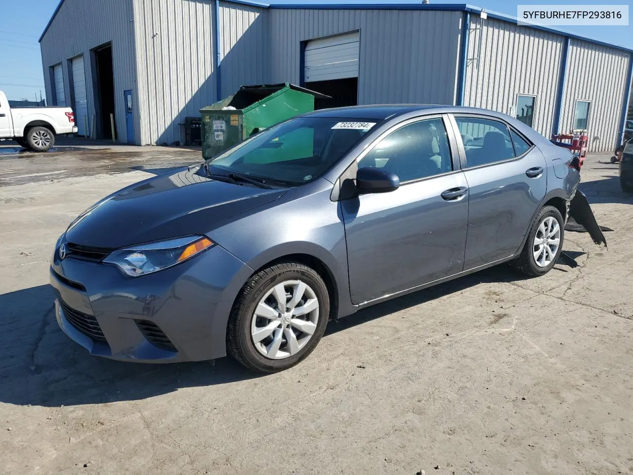 2015 Toyota Corolla L VIN: 5YFBURHE7FP293816 Lot: 73232784