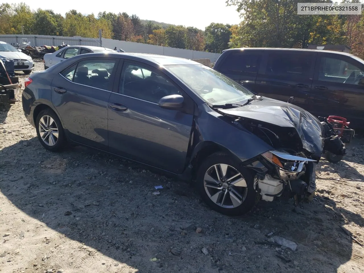 2015 Toyota Corolla Eco VIN: 2T1BPRHE0FC321558 Lot: 73346854