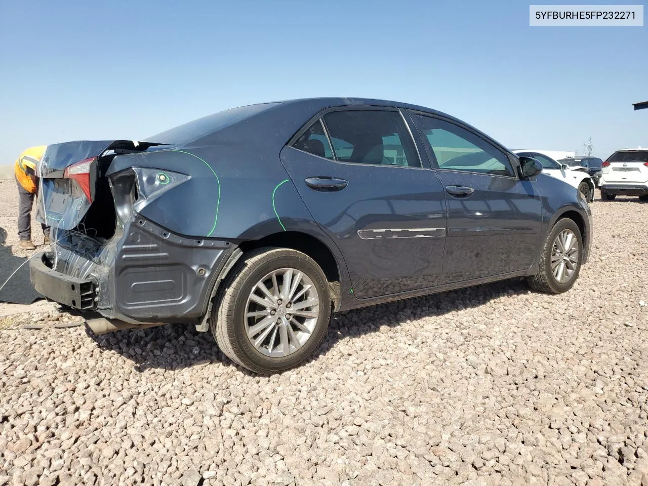 2015 Toyota Corolla L VIN: 5YFBURHE5FP232271 Lot: 73380124