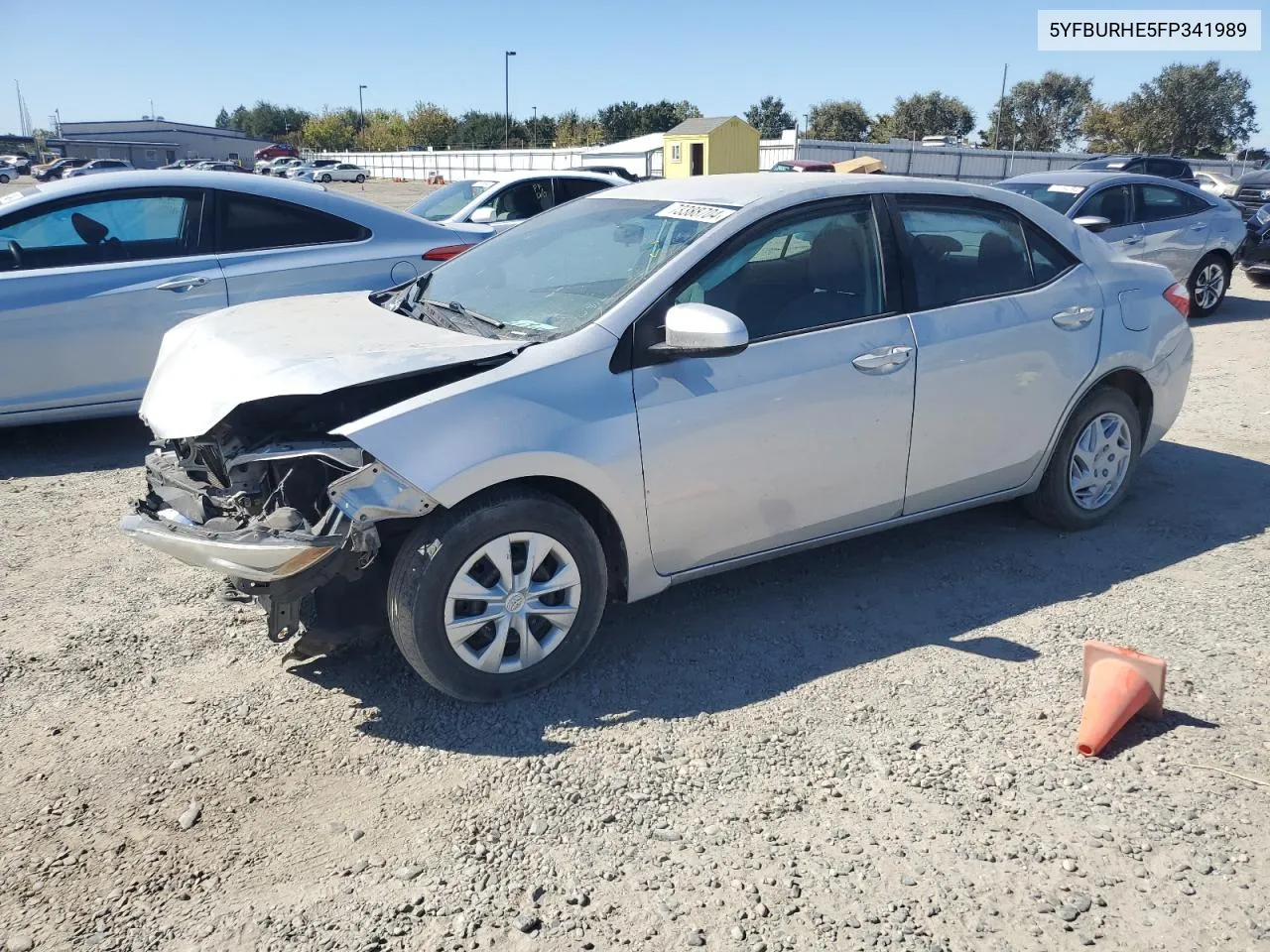 2015 Toyota Corolla L VIN: 5YFBURHE5FP341989 Lot: 73388704